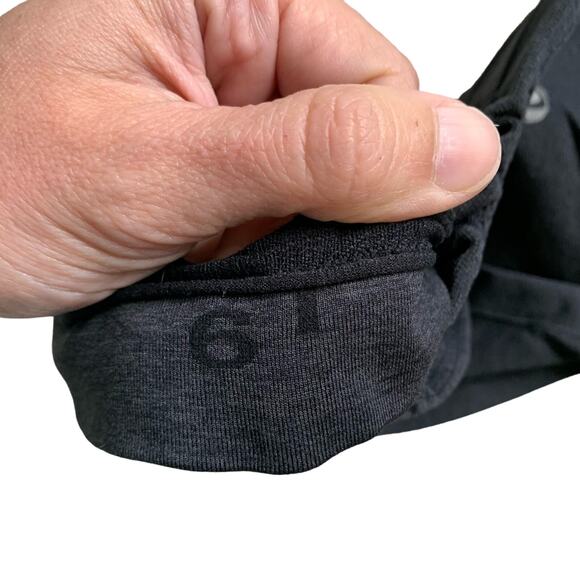 Lululemon In the Flow Crop II Heathered Black size 6 - Picture 6 of 6